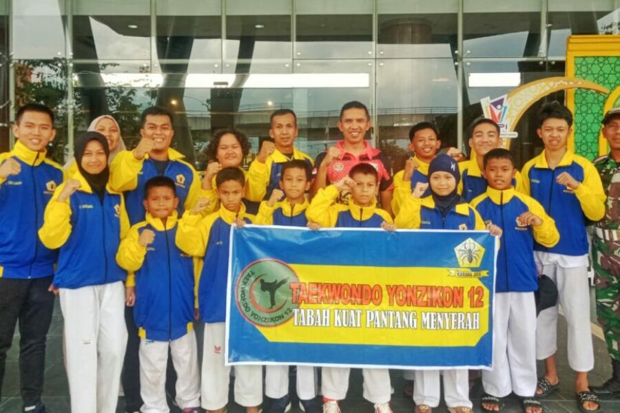Tim Yonzikon 12 Sabet Lima Medali Emas Pada Kejuaraan Dandim Banyuasin Cup 2023