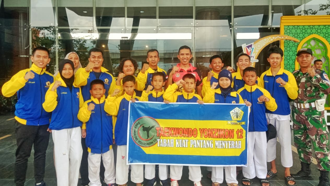 Tim Yonzikon 12 Sabet Lima Medali Emas Pada Kejuaraan Dandim Banyuasin Cup 2023
