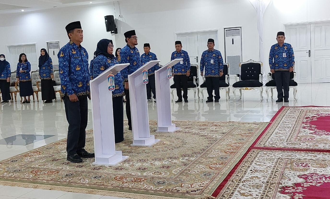 Rahmad Mas’ud Lantik Tiga Pejabat Tinggi Pratama