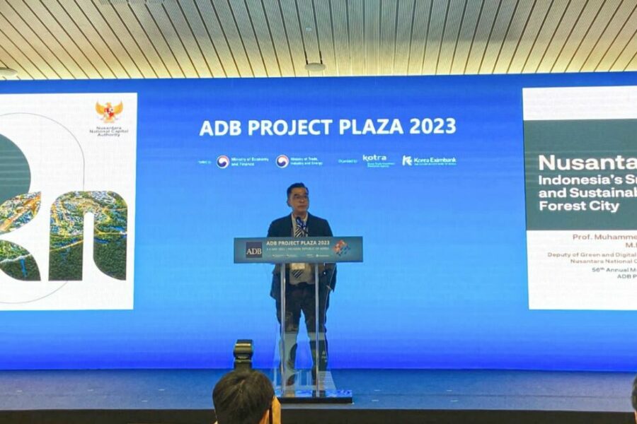 Otorita IKN Perkenalkan Peluang Proyek Infrastruktur Hijau dan Digital IKN di Global Project Plaza 2023