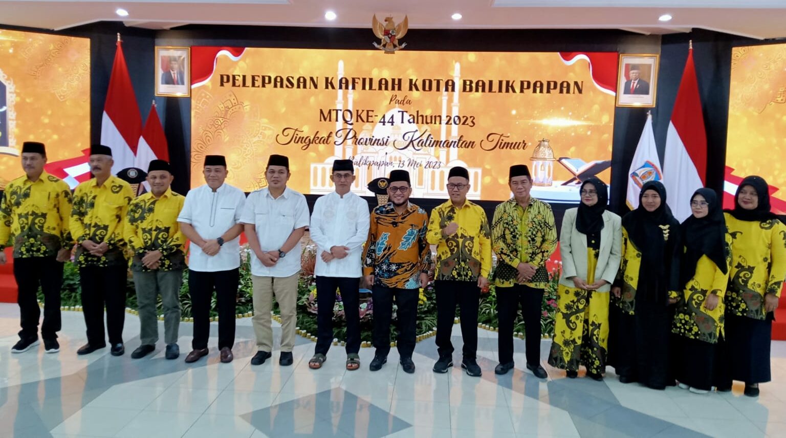 Wali Kota Lepas Kafilah yang Berlaga di MTQ ke 44 Tingkat Provinsi Kaltim