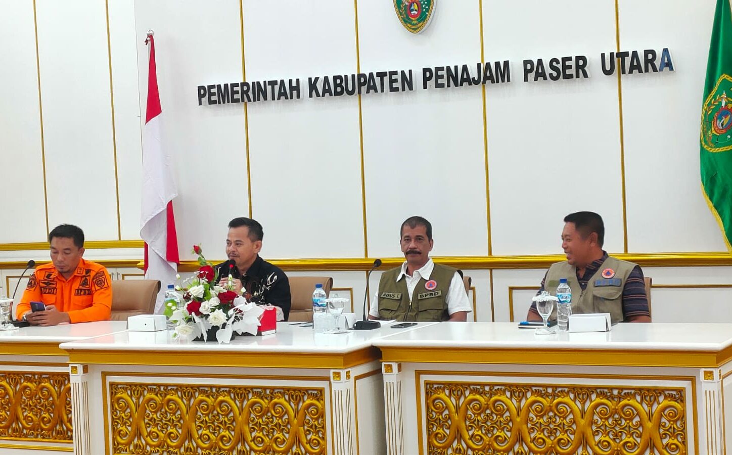 Pemkab PPU Bersama BPBD Provinsi Kaltim Gelar Rapat Bersama Persiapan Kegiatan Presiden Menyapa