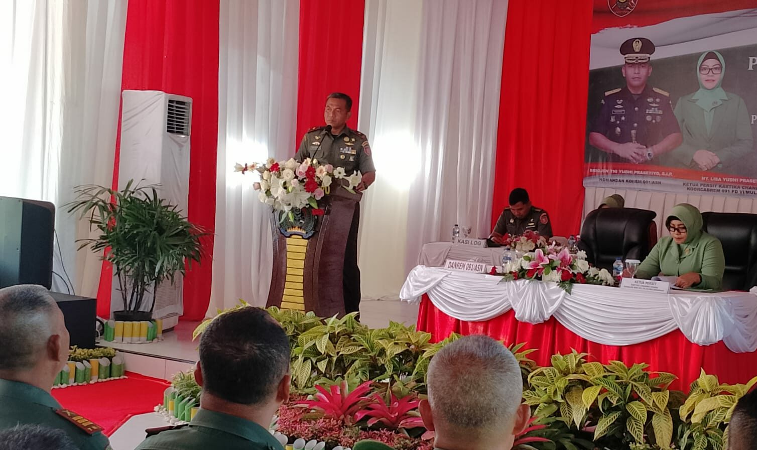 Kunjungi PPU, Danrem 091 Aji Surya Natakesuma Beri Pesan Khusus ke Babinsa