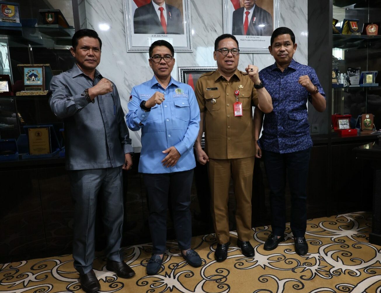 Temui Unsur Pimpinan DPRD, Makmur Marbun Sebut Legislatif Mitra Sejajar Pemerintah Tentukan Arah Pembangunan