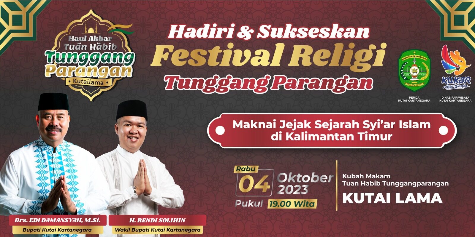 Haul Akbar Tuan Habib Tunggang Parangan Penyebar Islam Pertama di Kawasan Kerajaan Kutai