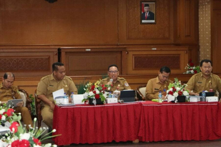 Gelar Rapat Evaluasi Program Kegiatan APBD 2023, Pj Bupati Ingin Pastikan Anggaran Digunakan Efektif dan Efisien