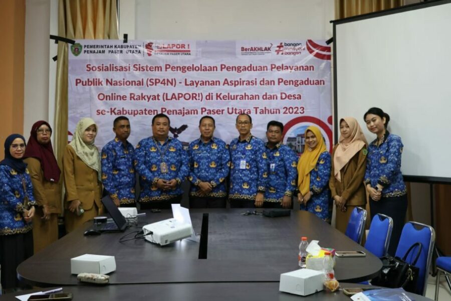 Sosialisasi SP4N–LAPOR Diskominfo PPU Berlanjut di Kecamatan Waru