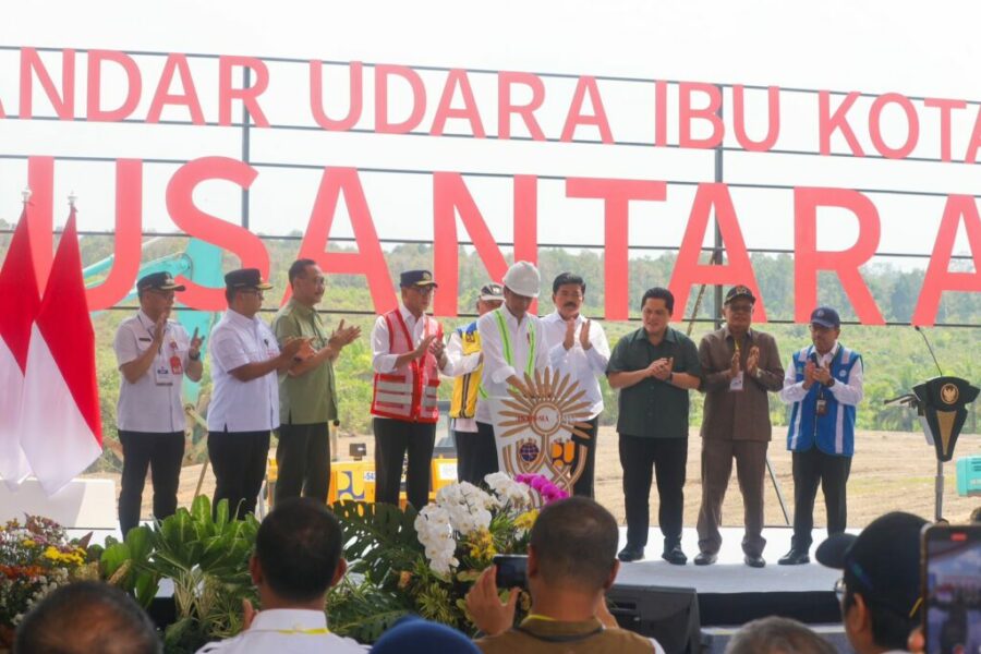 Groundbreaking Bandara VVIP, Presiden Jokowi: Akselerasi Pembangunan IKN