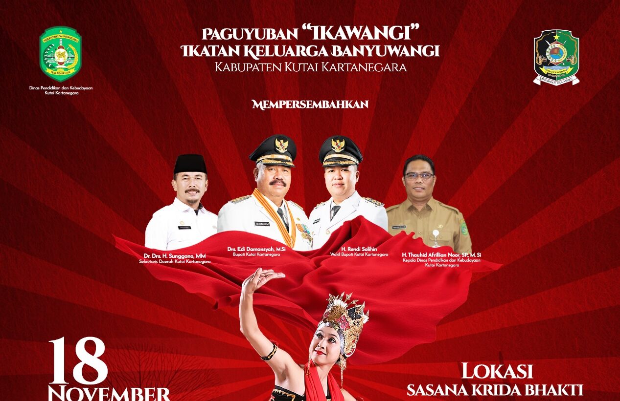 Festival Kesenian Gandrung, Rendi Solihin Sambut Positif Berkembangnya Kebudayaan Nusantara di Kukar