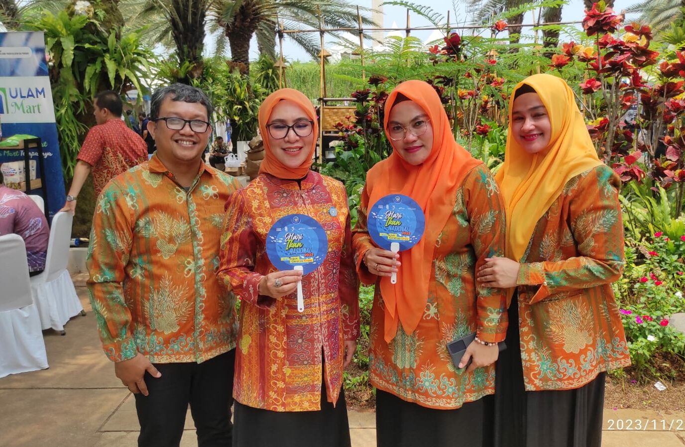 Hari Ikan Nasional 2023 , PKK Balikpapan Mendapat Penghargaan dari KKP RI