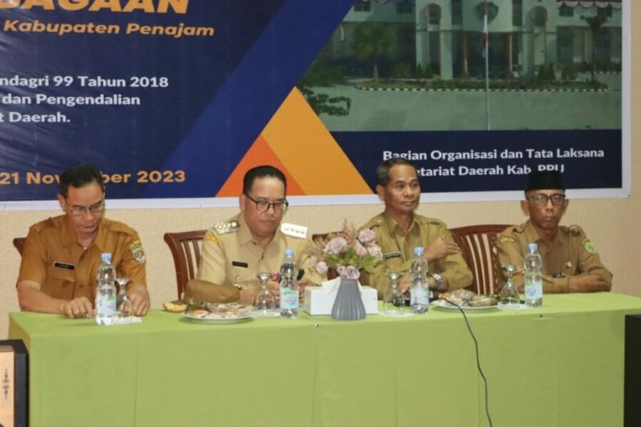 Evaluasi Kelembagaan, Pj Bupati PPU Minta Penerapan Mengacu Kebutuhan Organisasi