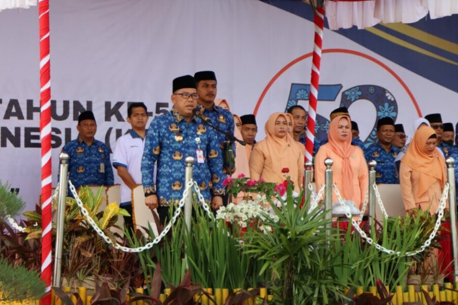 Pimpin Peringatan HUT Korpri, Marbun Apresiasi ASN dalam Membangun Daerah