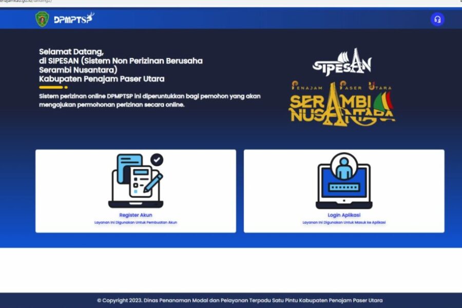 Mudahkan Perizinan Non OSS, DPMPTSP PPU Luncurkan Aplikasi SIPESAN