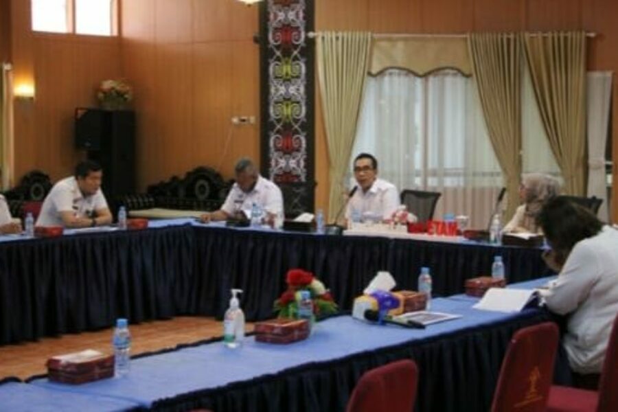 Visitasi Komisi Informasi Provinsi Kaltim, Kakanwil Paparkan Capaian Keterbukaan Informasi Publik Kumham Kaltim