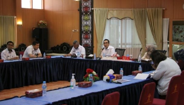 Visitasi Komisi Informasi Provinsi Kaltim, Kakanwil Paparkan Capaian Keterbukaan Informasi Publik Kumham Kaltim