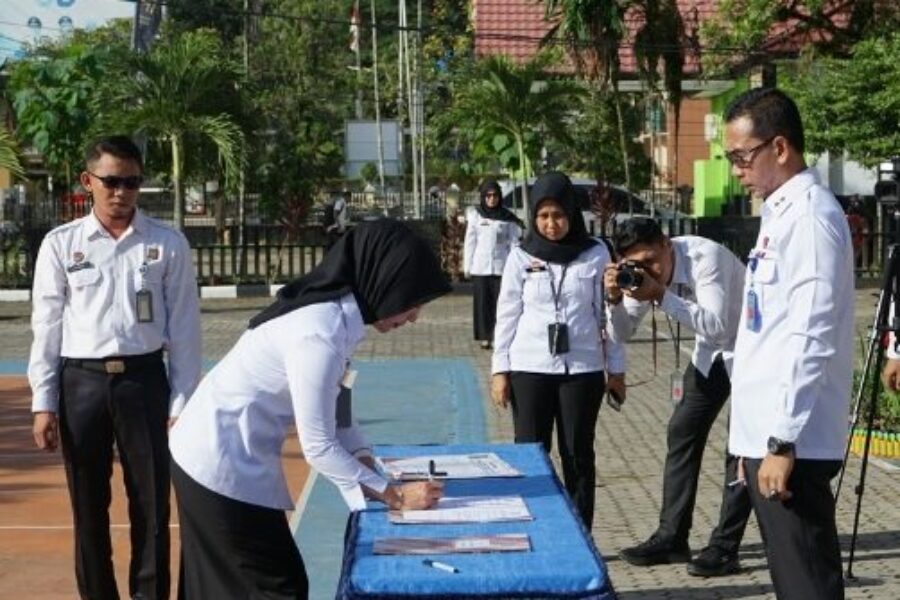 Kanwil Kumham Kaltim Melaksanakan Penandatanganan Komitmen Bersama dan Pakta Integritas 2024,Guna Memperkuat Sinergitas