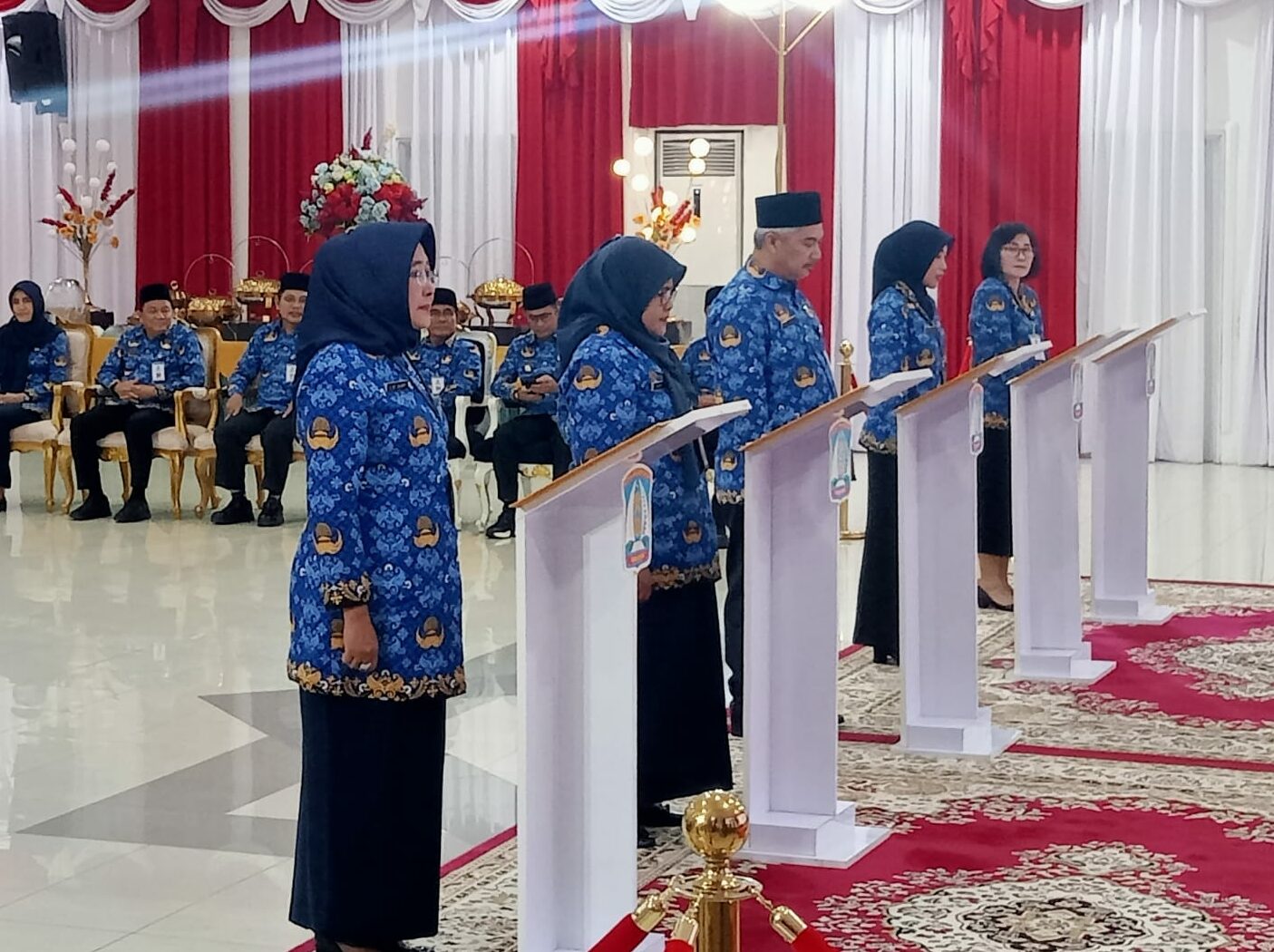 Wali Kota Rahmad Mas’ud Mutasi Lima Pejabat Tinggi Pratama
